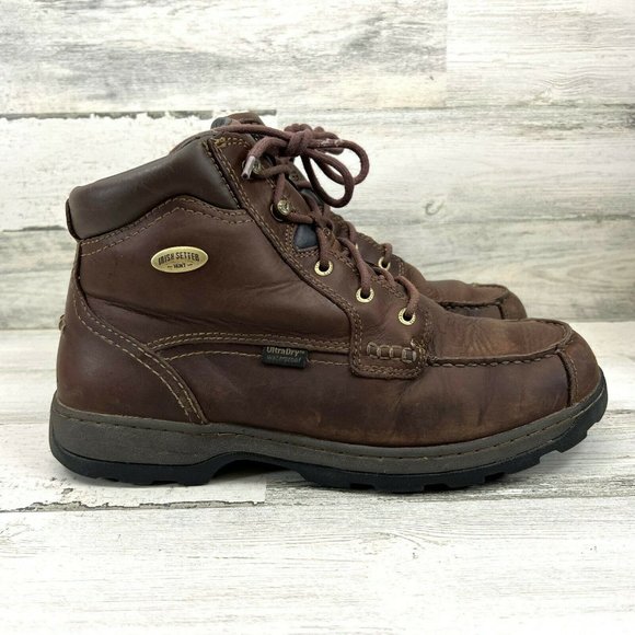 Irish Setter Other - Irish Setter Hunt Soft Paw Hiking Boot Ultra Dry Waterproof Brown Leather Men 11